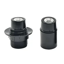 E12 розетка UL бакелитовая лампа держатели ретро винт гнездо лампы E12 винтажный подвесной светильник в стиле лофт цоколь лампы самоблокирующиеся 6 шт./партия