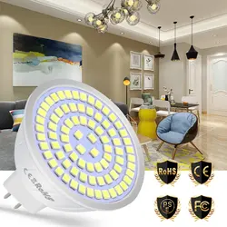 E14 Led 220 V Кукуруза лампы E27 Светодиодный прожектор GU10 Foco лампы 48 60 80leds ампулы MR16 SMD 2835 пятно лампы энергосберегающие лампы дома B22