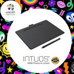 Wacom Intuos CTL-4100 Цифровой Планшеты графический Рисунок 4096 уровней давления + бесплатный бонус программы для компьютера подарок Пак