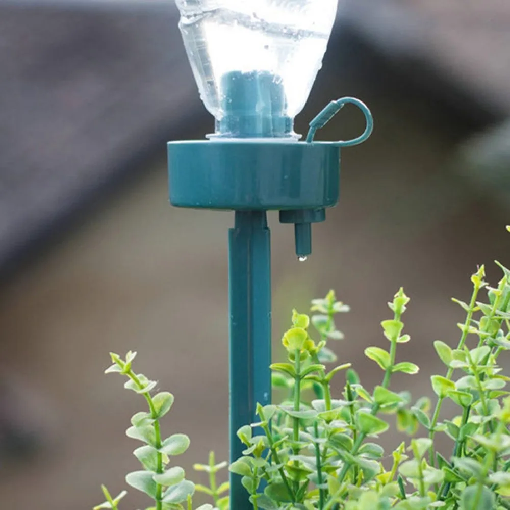 

DIY Automatic Plastic Self-Watering Seepage Moving Plant Waterer Bottles Lazy Flower Water Drip Irrigation Device Controller Dro
