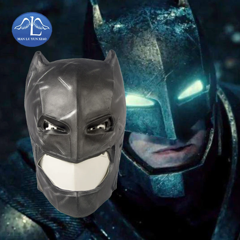 

MANLUYUNXIAO Batman Mask Head Deluxe Quality Adult Overhead Latex Mask Carnival Halloween Props Wholesale