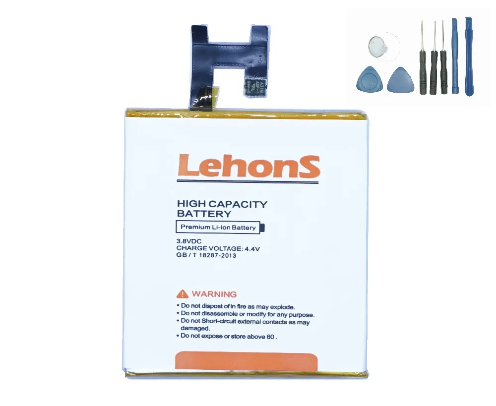 

LehonS 1x LIS1502ERPC / LIS1551ERPC Mobile Phone Battery For Sony Xperia Z L36h L36 c6602 C6603 S39H C2305 M2 S50H 2330mAh Tools