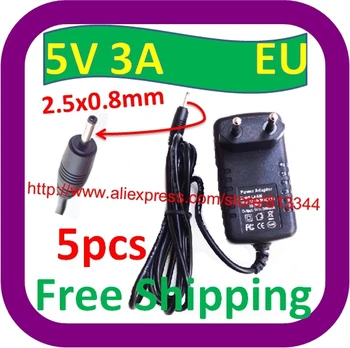 

5 pcs Free Shipping AC Power Charger for Hyundai T10 T7S T7 Quad Core Android Tablet PC 5V 3A 2.5mm