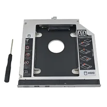 Алюминиевый 2nd HDD Caddy 12,7 мм SATA 3,0 2," для Dell Latitude E5400 E5410 E5420 E5500 E5510 E5520 корпус жесткого диска