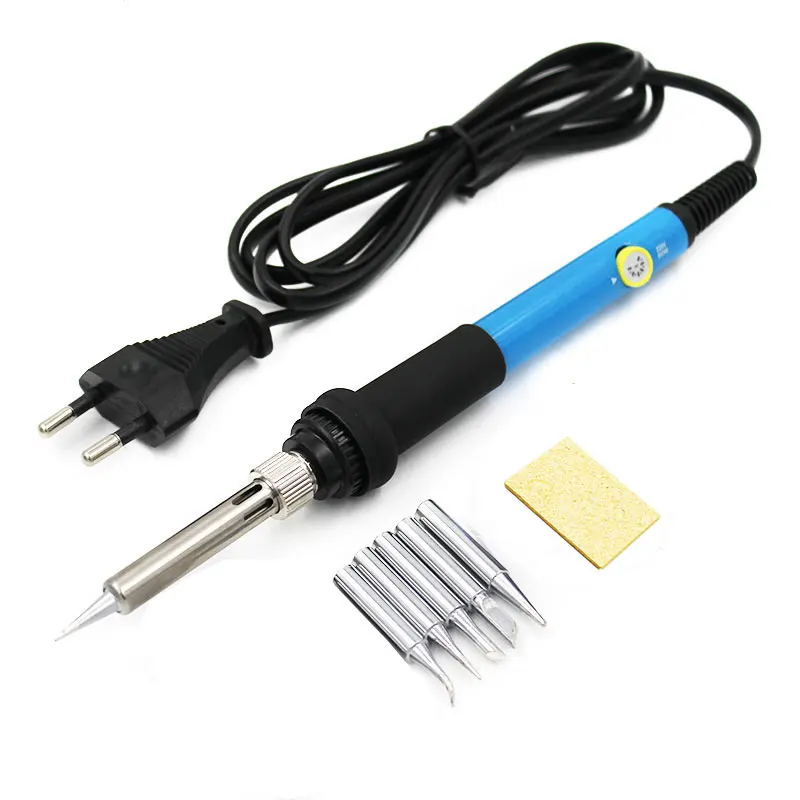 

Temperature Adjustable Electric Soldering Iron Mini Handle Heat Pencil Solder Station With Iron Tips Stand Wire 110V / 220V