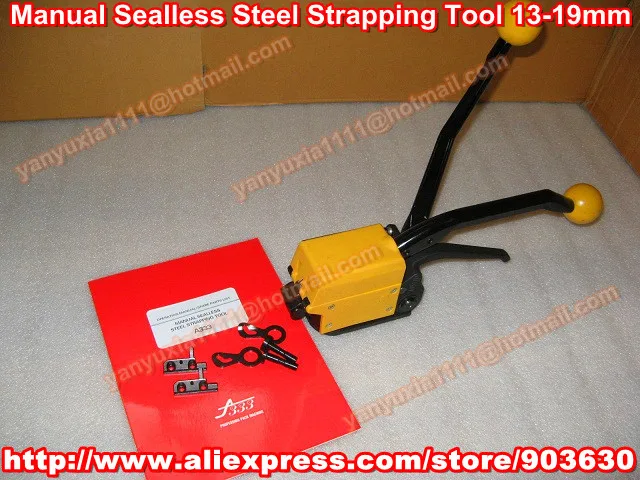 

Discount! A333 Manual Sealless Steel Band Strapping Tools Without Seal ,Metal Strapping Tool For Steel Strip Width From 13-19mm