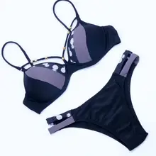 Sexy Push Up Bikini Set Biquini Cut Out Swimsuit Swimwear Women Pineapple Print Bikinis Swimming Suit Bead Maillot De Bain NEW Sexy Push Up Bikini Set Biquini Cut Out Swimsuit Swimwear Women Pineapple Print Bikinis Swimming Suit Bead Maillot De Bain NEW