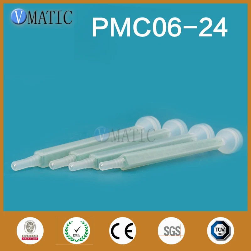 Бесплатная доставка пластиковые смолы статический смеситель MC06-24 смешивания сопла для Duo пакет эпоксий