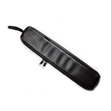 Chinese Flute Bag Case Dizi Bag Traditional Musical Instrument Case Imitation Leather Black Pouch Flauta Accessories