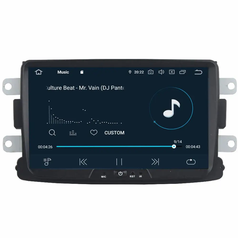 COIKA 8 &quotAndroid 9 0 Система Автомобильный приемник gps для Renault Duster Sandero Logan Lada Dacia с 4G + 64G
