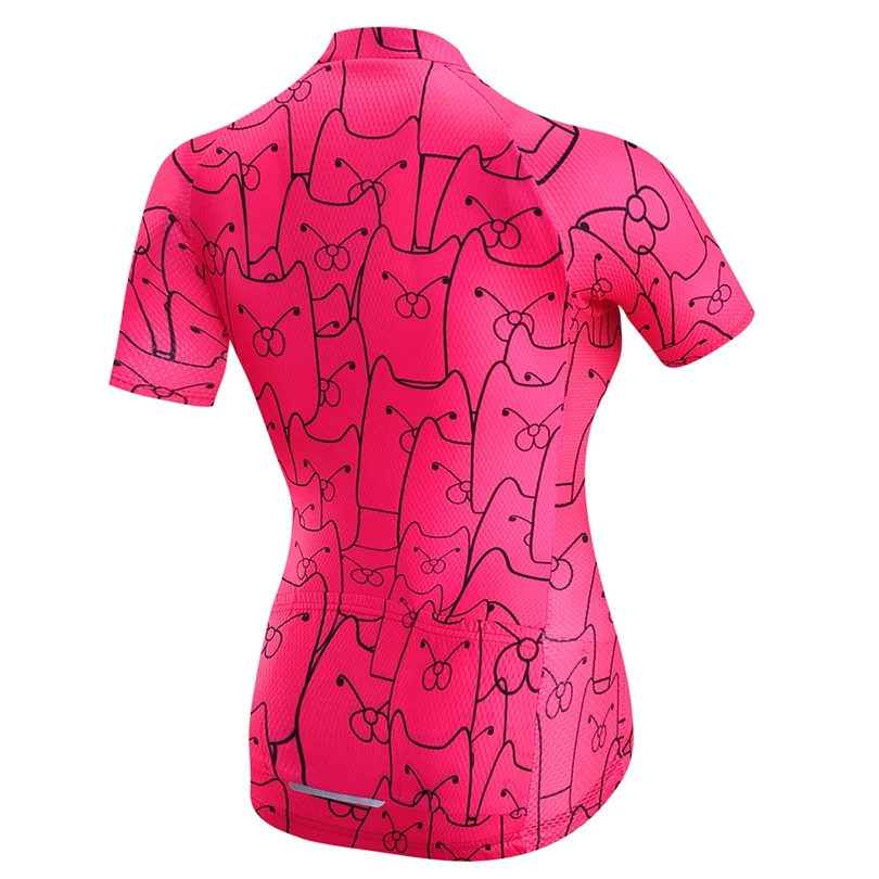 Weimostar Женская велосипедная майка с коротким рукавом, рубашка для велосипедной команды MTB Ciclismo, велосипедная одежда, летняя одежда для велоспорта