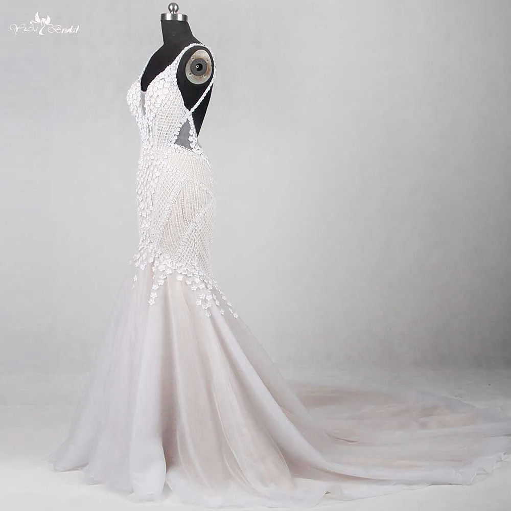 RSW1133 реальные фотографии Yiaibridal Alibaba Китай Свадебные платья Цветы французская
