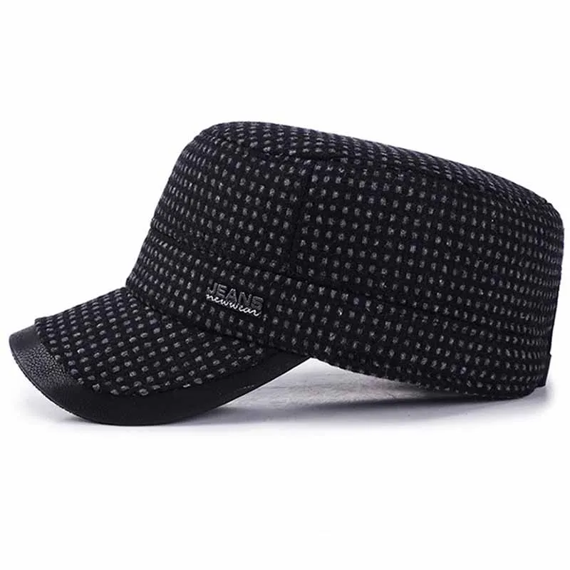 QDKPOTC 2018 осень зима бейсболки мужские уличные хлопковые шапки Snapback утолщенные