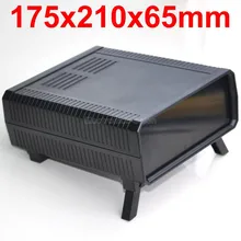 HQ Instrumentation ABS Project Enclosure Box Case,Black, 175x210x65mm.