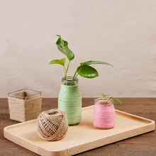 1 Pcs Hemp DIY Trussing Tying Arts Crafts Hangtag Gift Home Decorating Gardening Cooking Twine -Drop