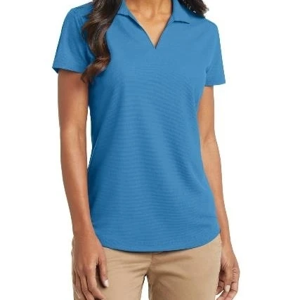 Port Authority L572 Ladies Dry Zone Grid Polo Celadon Blue - Medium (1)