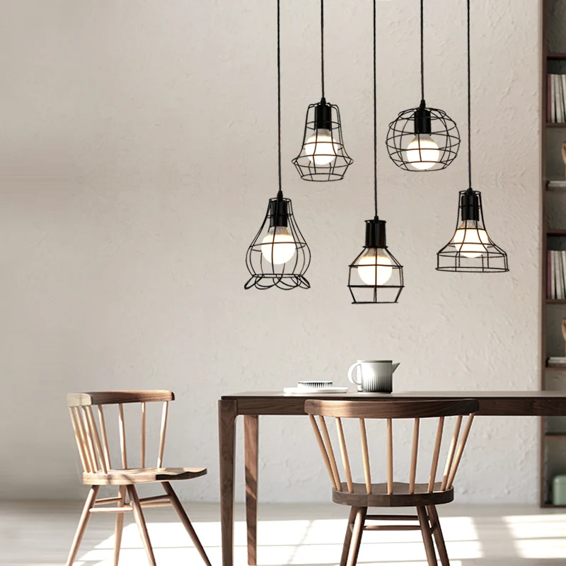 стальная античная черная кухонная подсветка столовая витрина Винтажные