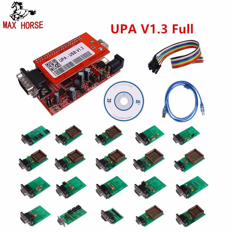 

Hot 2018 Best USB Prog UPArammer with full Adaptors upa usb programmer v1.3 auto Ecu Programmers upa usb programmer