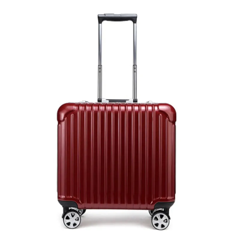 18 inch Aluminum Travel Suitcase Spinner Rolling Luggage Trolley ...