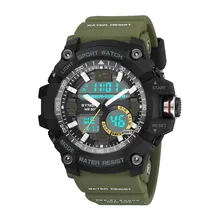 Роскошные Брендовые Часы мужские спортивные часы водонепроницаемый светодиодный цифровой кварцевые мужские военные наручные часы мужские Relogio Masculino# R