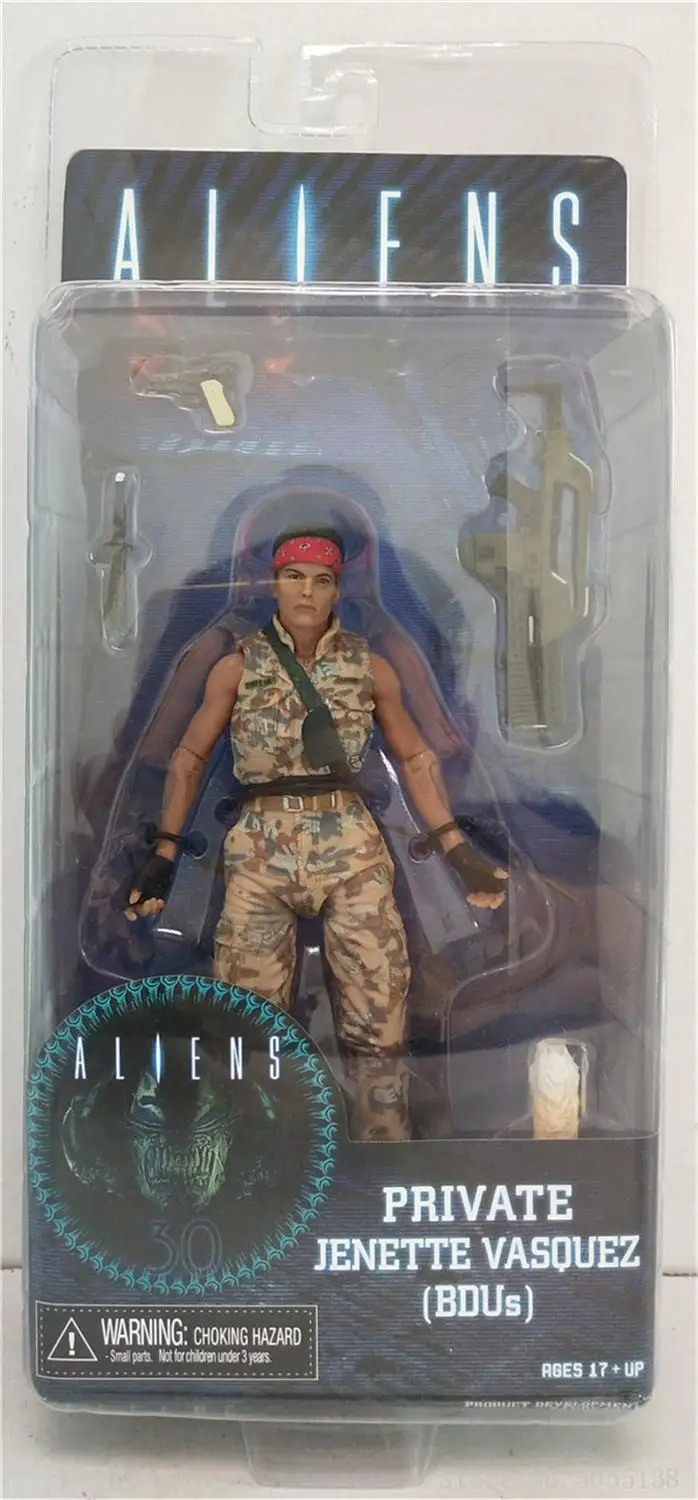 Series 12 Private Vasquez BDUs - NECA Aliens 7/" Scale Action Figure