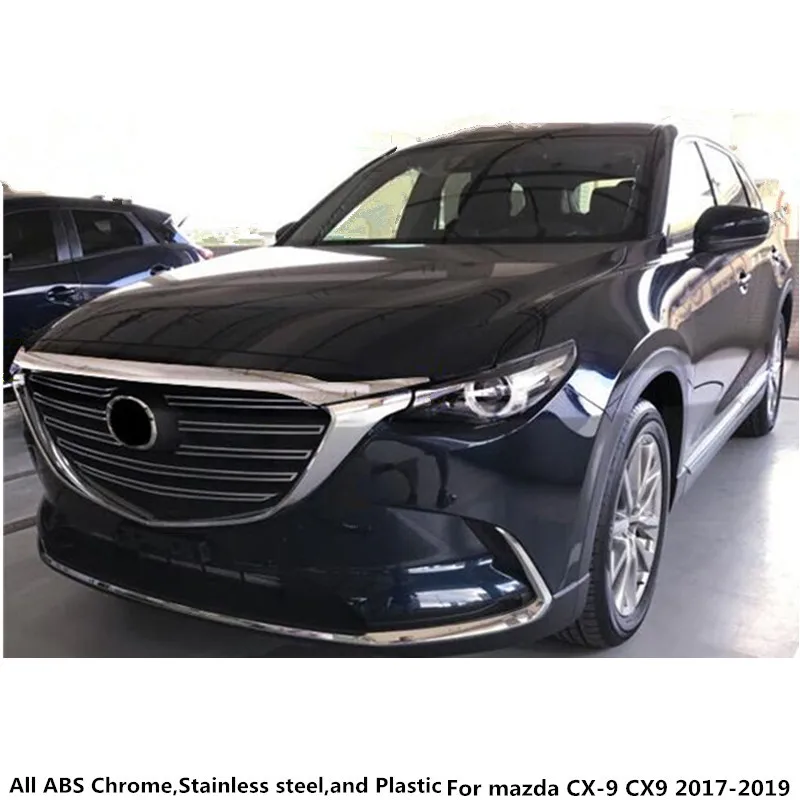 Для Mazda CX 9 CX9 2017 2018 2019 2020 крышка автомобильного украшения ABS Хромированная