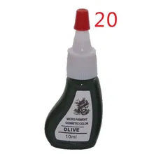 5 шт. оливковые цвета татуировки чернила пигмент для микроблейдинга для постоянного макияжа игла для татуажа бровей машина микро Косметика 10 мл/бутылка