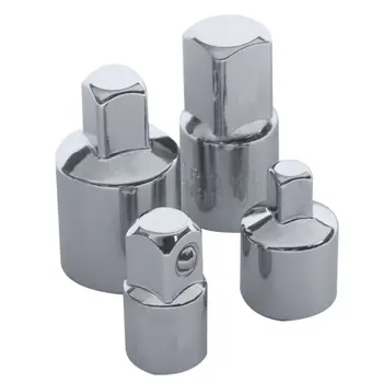 

WSFS 4 in 1 1/2x3/8 3/8x1/4 3/8x1/2 1/4x3/8 Socket Reducers Adaptors Tool Set Garage Mechanics Engineers DIY Gadgets