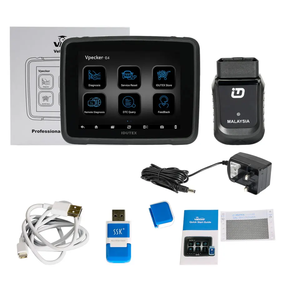 Мощный xtuner VPECKER E4 V8.3 Малайзия Версия Многофункциональный планшет
