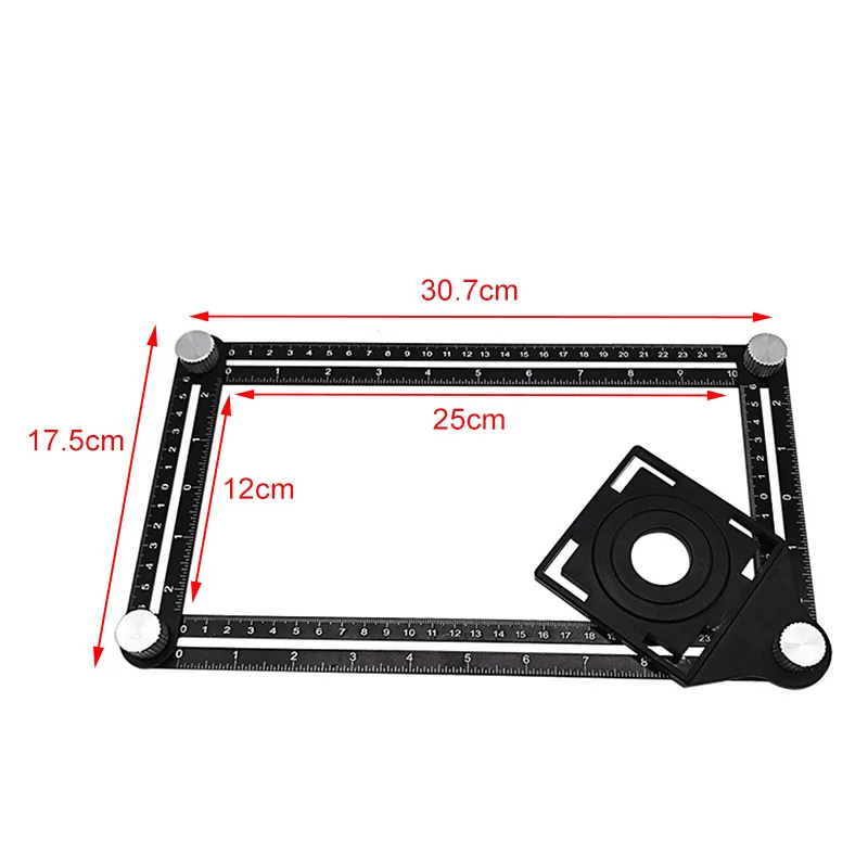 

Heavy Duty Stainless Steel Angleizer Template Tool Multi Angle Measuring Ruler for lumber stone brick tile drywall laminate