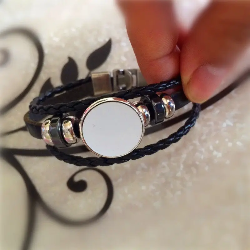 Веревка Браслеты для сублимации мода пустой браслет ювелирных изделий для термотрансферной печати стиль ювелирные изделия оптом