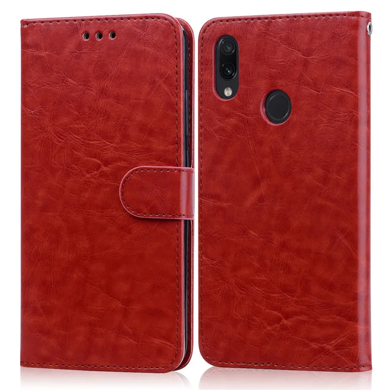 Чехол-книжка для Xiaomi Redmi Note 7, цветной кожаный чехол-книжка для Xiaomi Redmi Note 7, чехол-книжка с подставкой, чехол для телефона для Redmi Note 7