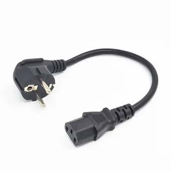

Europe EU plug Germany, France to IEC C13 Power Cord 0.2M /0.5M IEC C13 EU power mains cable AC EU Plug to IEC Kettle C13