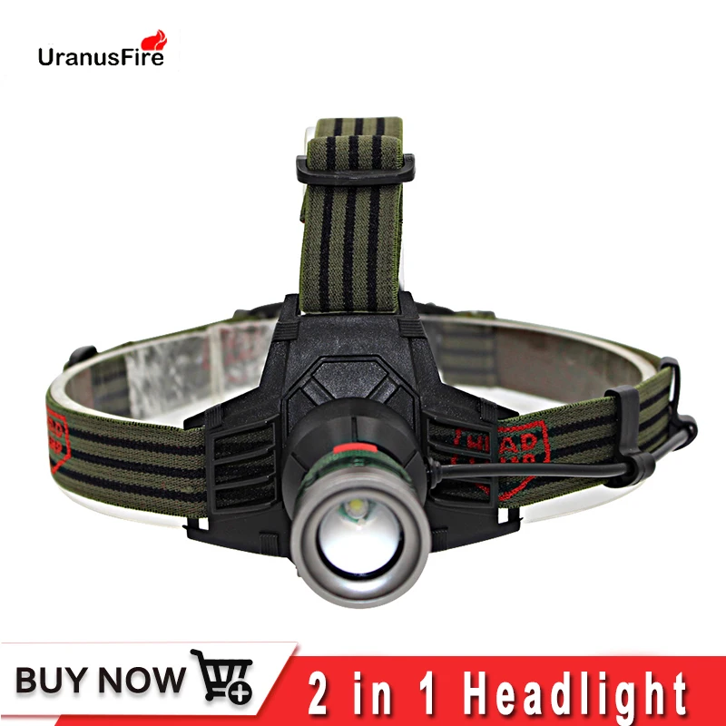 

Uranusfire Waterproof LED headlamp USB rechargeable headlight Q5 LED Rotary zoom 3 modes head lamp Built-in lithium battery