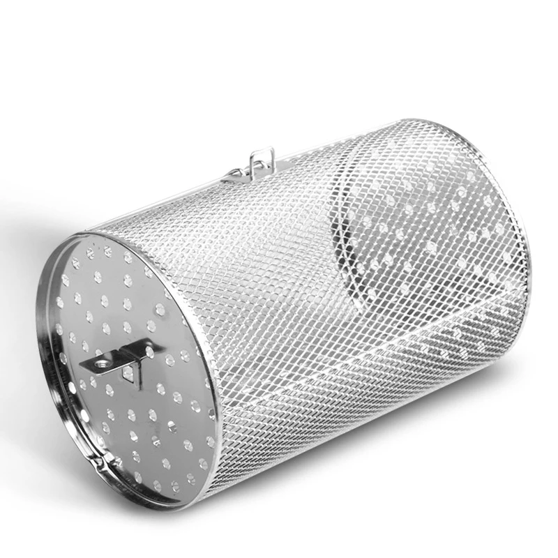 Four Grille Panier Four Rotatif Maille Barbecue Roti Cage Acier Inoxydable Torrefie Grain De Cafe Ecrou Noyer Torrefacteur Outil De Cuisson 1 Pieces Aliexpress