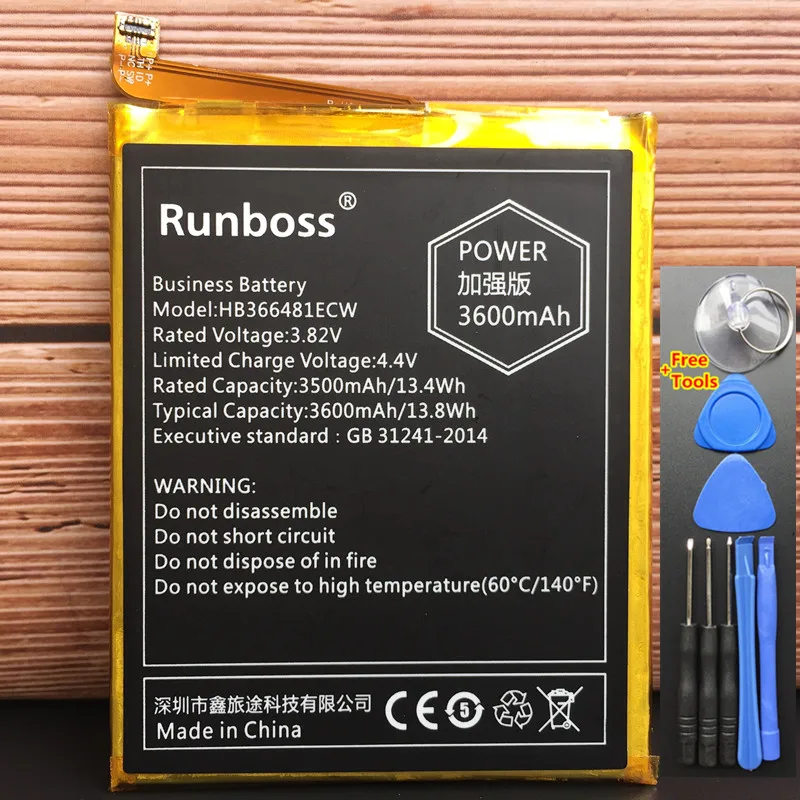 

3600mAh HB366481ECW High Quality Battery For Huawei P9 P9 Lite 5C G9 VNS-DL00 VNS-L23 Honor 8