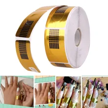 500 Шт. Ногтей Скульптуры Расширение Forms Руководство Наклейки на Ногти Ленты Nail Forms Руководство Стикер Акриловые Ленты УФ-Гель Совет Маникюр инструмент