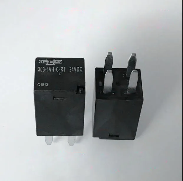 

HOT NEW CAR 24V relay 303-1AH-C-R1 24VDC 303-1AH-C-R1-24VDC 3031AHCR1 24VDC DC24V 24V 20A 4PIN