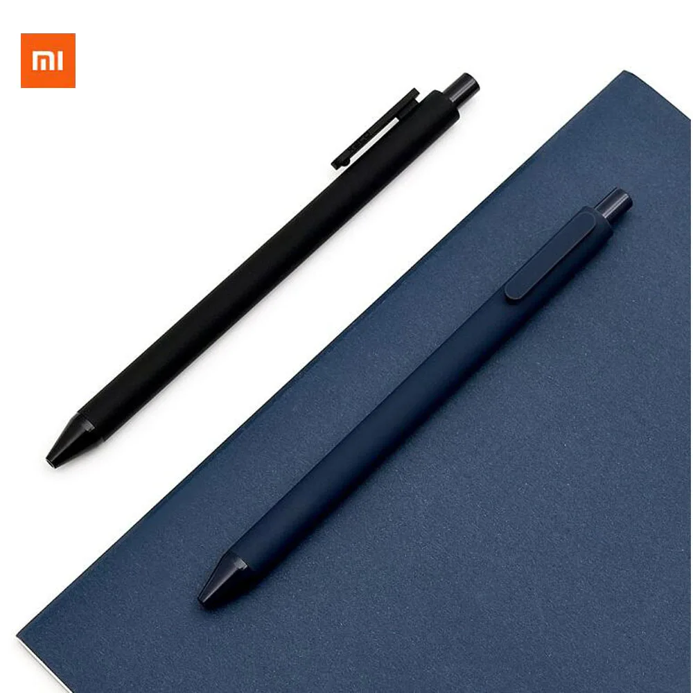 Гелевая ручка Xiaomi KACO 0,5 мм черный и синий цвет черный заправка чернил ABS пластиковая ручка длина 400 мм плавно пишите для студентов