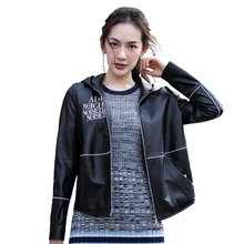 Ptslan Women real Leather Motorcycle Jacket hooded 2017 Autumn Fashion Female Leather Jacket Outwear genunine lambskin