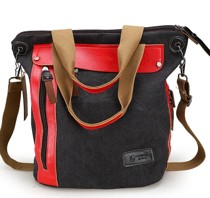 

2016 spring and summer canvas bag hand handbag trend shoulder bag Messenger bags women big totes wholesale 9010#