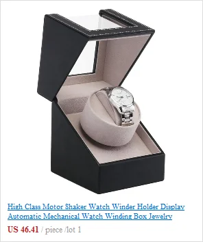 Высокое качество, 10 слотов, коробка для часов из искусственной кожи, коробка для хранения ювелирных изделий, органайзер, коллекционный чехол, Черная Шкатулка для часов, коробка для часов, Caja de Watch