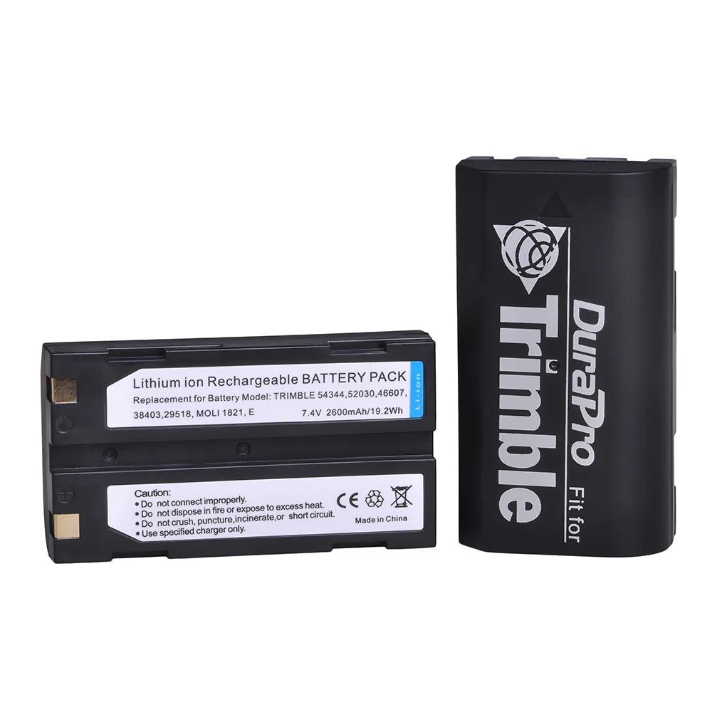 DuraPro 2600mAh D-Li1 литий-ионный аккумулятор для Trimble 54344 29518 46607 52030 38403 5700 5800 R6 R7 R8 запасная
