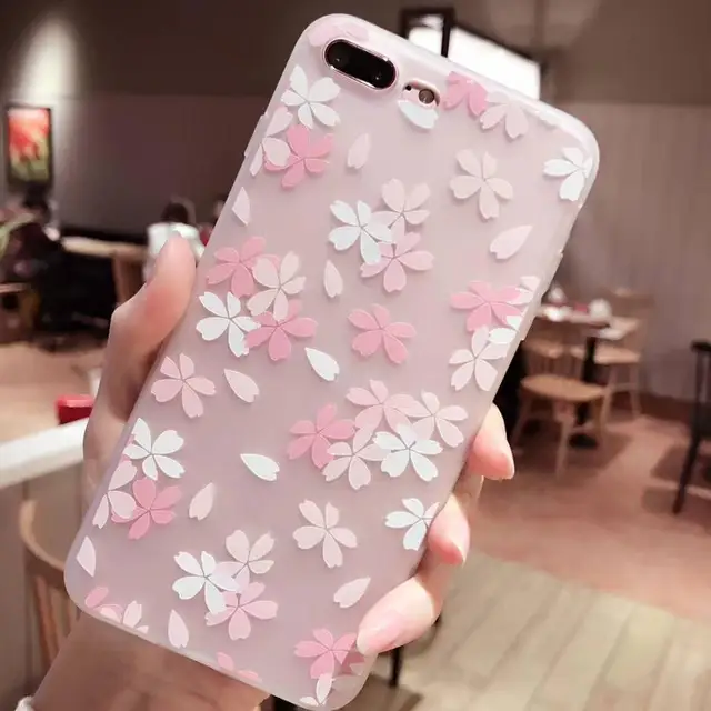 Buy Pink Cherry Blossom Phone Cases for iPhone 7 Case