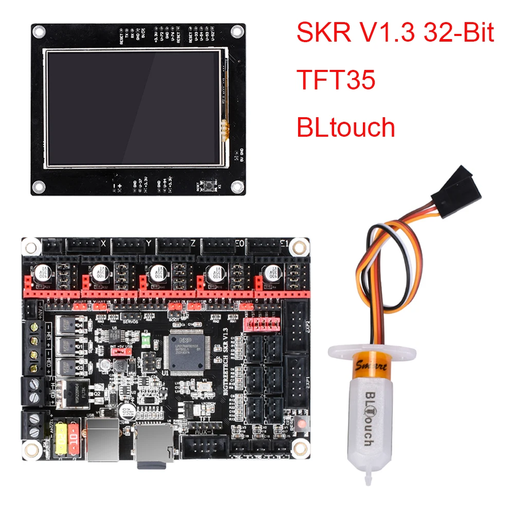 BIGTREETECH SKR V1.3 مجلس 32 بت Smoothieboard + BLtouch V3.0 + TFT35 اللمس شاشة + TMC2208 TMC2130 3D طابعة أجزاء MKS الجنرال L A4988