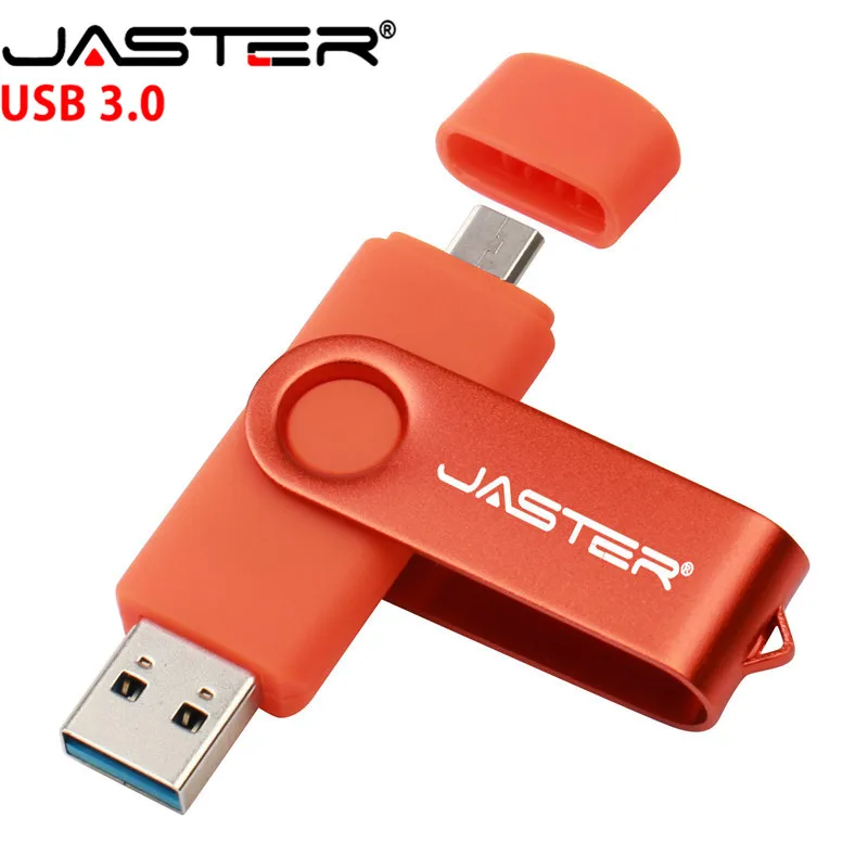 JASTER USB 3,0 логотип клиента OTG ручка-накопитель 4 ГБ 8 ГБ 16 ГБ 32 ГБ 64 ГБ 128 ГБ Флешка металлический usb флеш-накопитель карта памяти