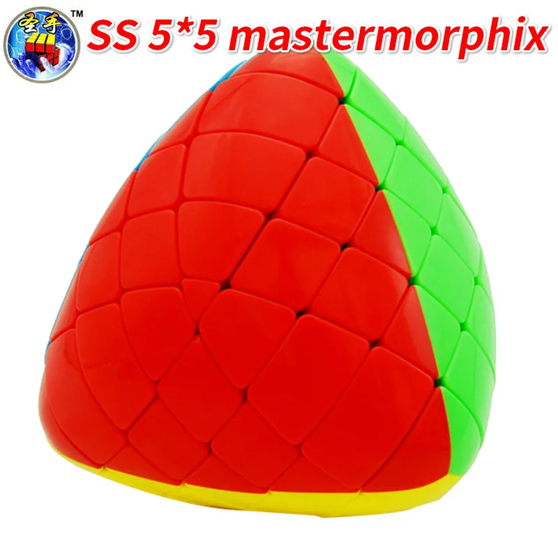 Shengshou Mastermorphix 5x5 куб рисовая Клецка без наклеек волшебный куб скоростная Головоломка Куб игрушки