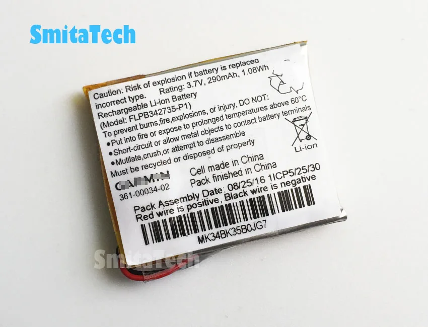

Original Li-ion Battery For Garmin fenix 3 fenix 3HR fenix3 sports watch 361-00034-02 Free shipping
