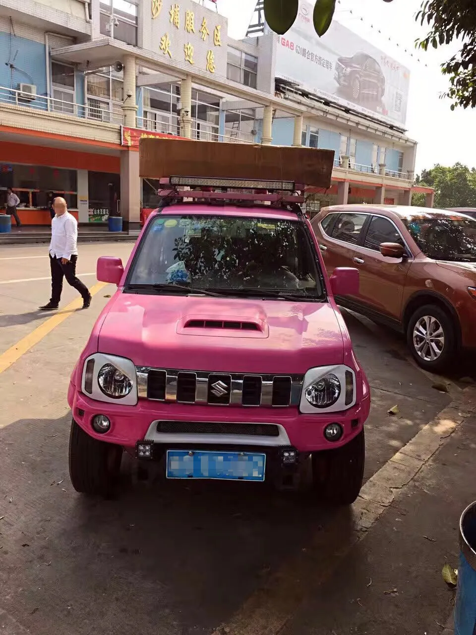 Передний бампер для Suzuki Jimny в ABS undercoated