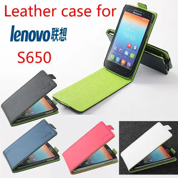 

flip Case For lenovo S650 case cover high quality leather case for lenovo S650 cover smartphone case protection coque S650 Bag